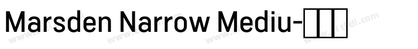 Marsden Narrow Mediu字体转换 Marsden Narrow Mediu字体转换